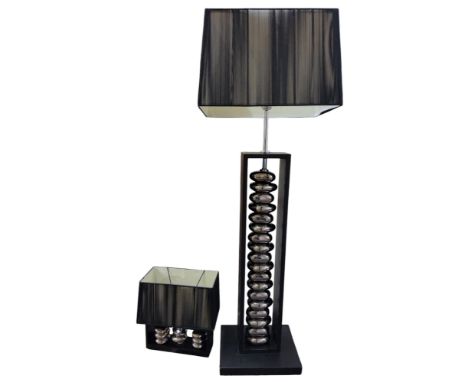 Modern Design - a floor standing lamp and conforming side light