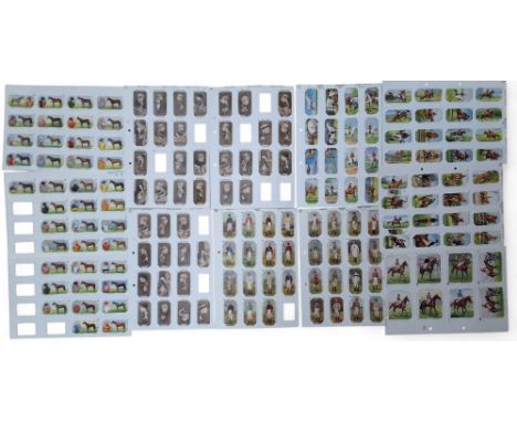 Horse Racing and Horse interest cigarette cards - Ogdens Jockeys, 1930, thirty one cards; another Prominent Racehorses of 193