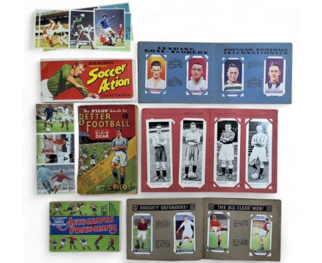 Football Interest - The Pilot Album of Football Fame, complete;&nbsp;Miniature Panel Portraits of Football Stars 1937 issued 