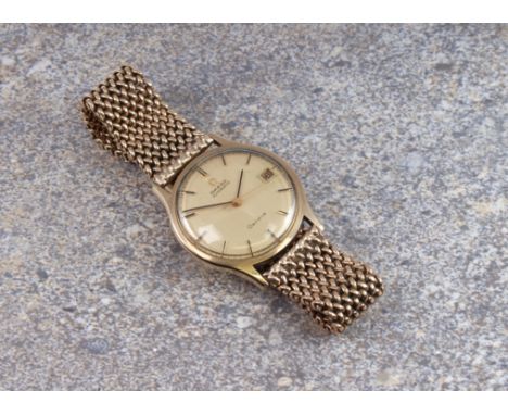 An Omega 9ct gold gentleman's wrist watch - hallmarked London 1972, the 33mm. case numbered 1625421, with Cal. 565 24 jewel a