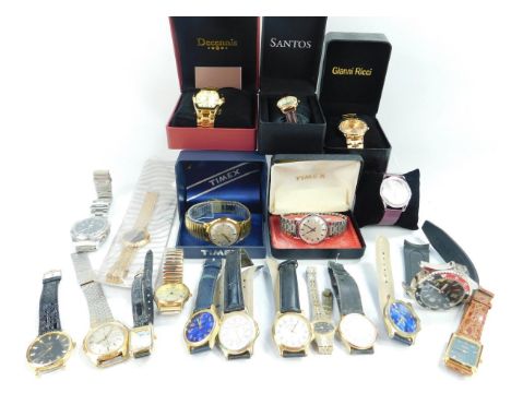 Gentleman's and lady's dress wristwatches, including Avia, Gianni Ricci, Citron, Reflex and Timex, some boxed, (qty).