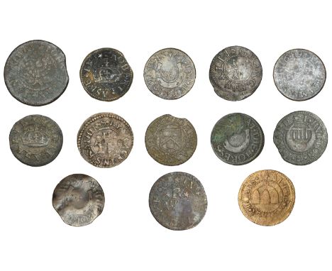 17th Century Tokens, LONDON (Metropolitan Middlesex), Drury Lane, John Barnes, Halfpenny, 2.29g/3h (N 8686; BW. 857); East Sm