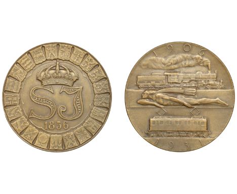 C.C. Sporrong & Co (Stockholm, 1666-present)   SWEDEN, Svenska Järnvägarnas historia [History of Swedish Railways], 1931, a b