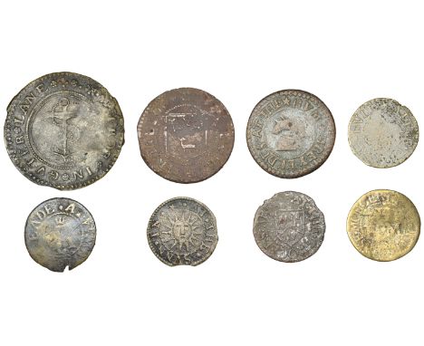 17th Century Tokens, LONDON (City), Bishopsgate Street, W.I.A. at the svnn, Farthing, 0.87g/6h (N 6588; BW. 219), Hen. Horne,