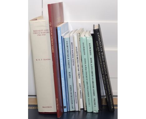 Books, Whitting, P.D., Coins, Tokens and Medals of the East Riding of Yorkshire, York, 1969, 80pp, 16 plates (Manville 1206);
