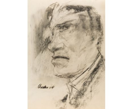 ALVIN (RUSSIAN 20TH CENTURY)A Portrait of Mayakovskiy, 1964charcoal on paper59.5 x 43 cm (23 1/2 x 17 in.)signed and dated lo