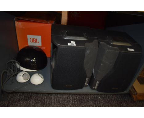 An ABL powered satellite speaker with sub woofer - boxed, sold along with a pair of Aiwa Front 180 speakers.