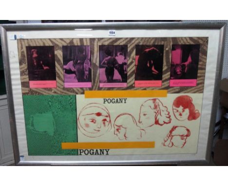 Ronald Brooks Kitaj (1932-2007), Pogany, colour lithograph, signed and numbered 48/70, 60.5cm x 91cm.