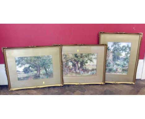 Three Wm R Hayles watercolours. Condition report: see terms and conditions