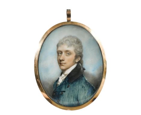 Andrew Plimer (British, 1763–1837) Portrait miniature of a gentleman, believed to be a member of the Fownes family, wearing a