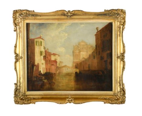 Circle of Edward Pritchett (British, fl. 1828–1864) Scuola di San Rocco, Venice oil on canvas 47 x 59cm (18 x 23in) Provenanc