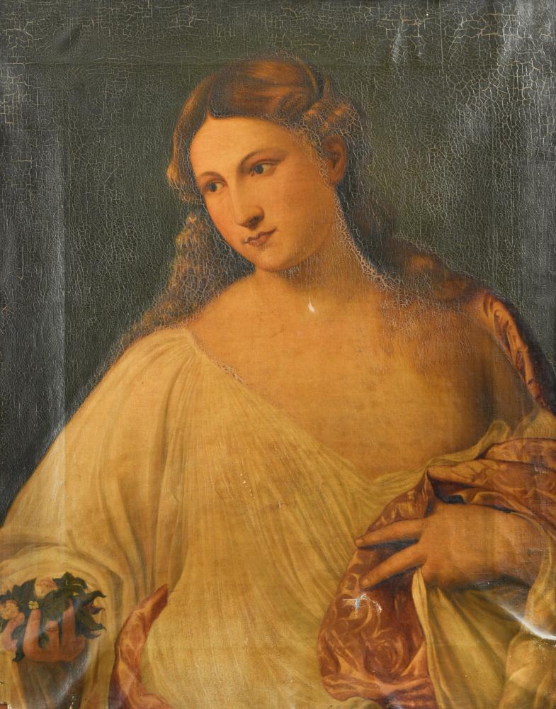 After Tiziano Vecellio, called Titian (Italian, c. 1485/90-1576) Flora ...