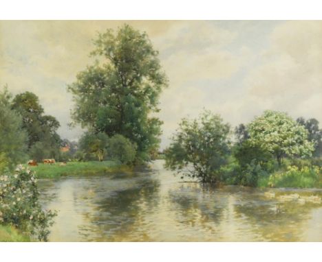 Alfred William Parsons, RA, PRWS (British, 1847-1920) 'The Elder Tree'; and Willow trees both signed lower left "Alfred Parso