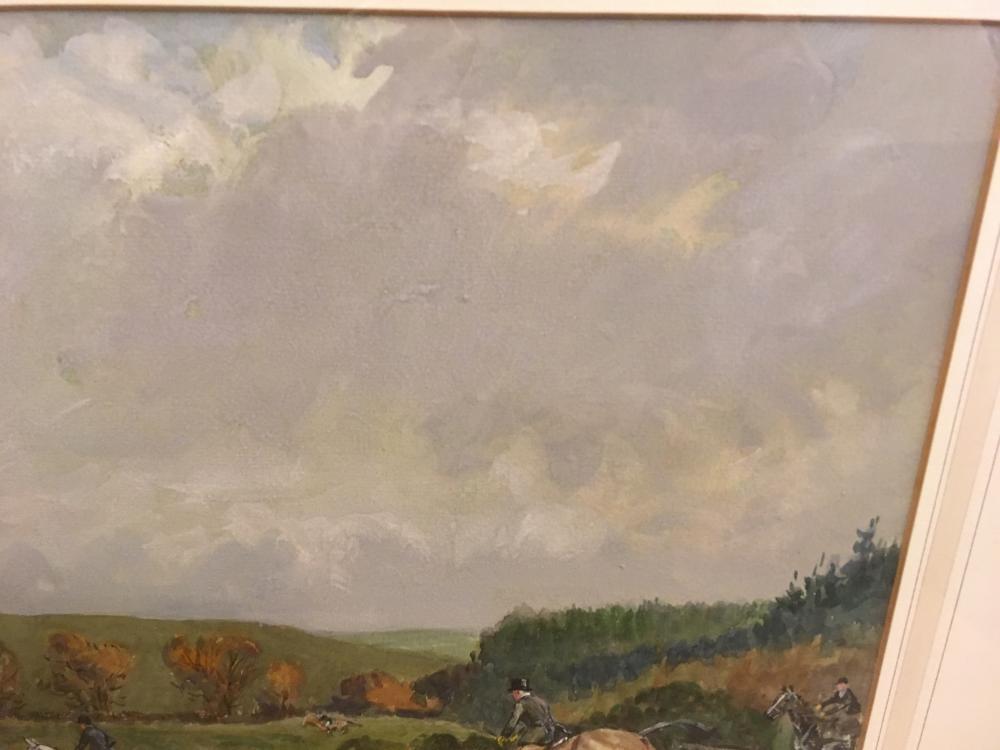 § Tom Carr (British, 19121977) The Field at speed over a post and rail