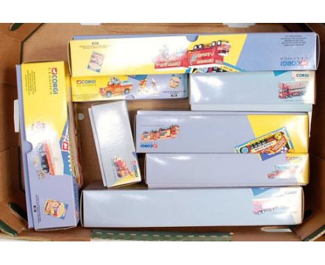 Eight various boxed Chipperfields Circus Corgi Classic diecasts to include Ref. Nos. 97886, 97887, 97889, 31902, 97896, 07202