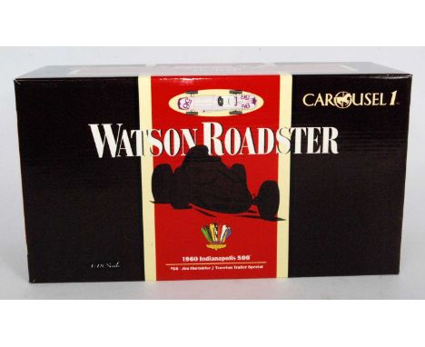 A Carousel 1 Watson Roadster 1/18 scale Indy 500 racing car group to include No. 4402 No. 4 Jim Rathmann Ken-Paul Special 196