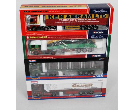 Four various boxed as issued Corgi Hauliers of Renown 1/50 scale road transport diecasts, four boxed examples, all appears as