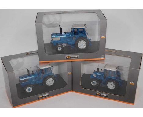 A Universal Hobbies 1/32 scale Ford diecast tractor group to include model No. UH4023 Ford TW30 4x4, a UH No. 4137 Ford 761 G