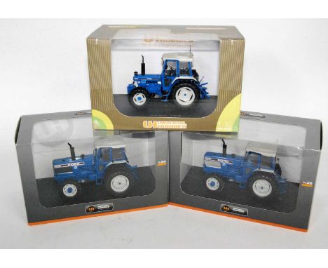A Universal Hobbies 1/32 scale diecast Ford tractor group to include model No. UH2865 Ford 7810, a UH4029 Ford TW35 Force 2 t