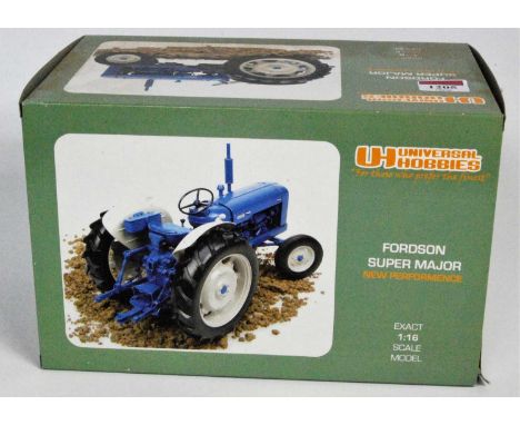 A Universal Hobbies 1/16 scale model No. UH270 Fordson New Performance Super Major tractor, appears as issued in the original