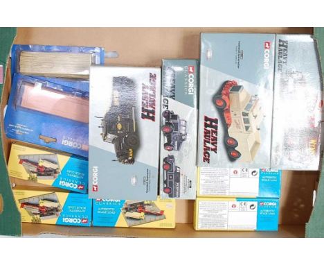 A Corgi heavy haulage and Corgi Classics Authentic Scale loads boxed diecast and accessory group diecasts to include Ref. Nos