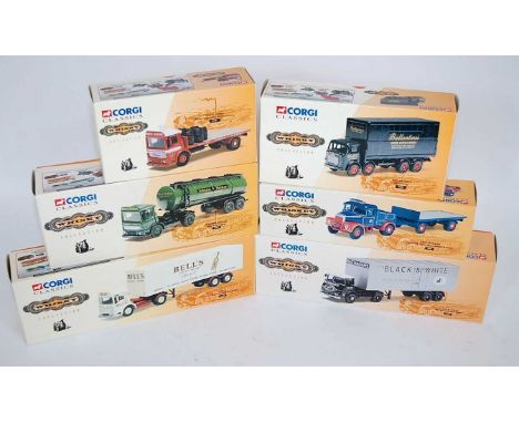 Six various boxed as issued Corgi Classics 'The Whisky Collection Commercial Vehicles' all appear as issued, in original boxe