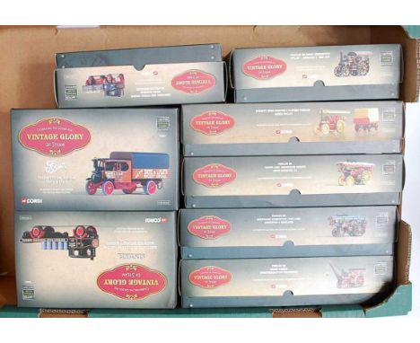 Ten various boxed Corgi Vintage Glory of Steam steam diecasts all appear as issued, examples to include a Wolverhampton Wande