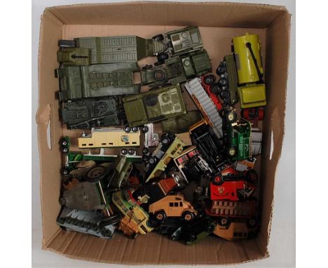 A Dinky Toys and other mixed modern release and vintage diecasts to include Dinky Toys military vehicles, various Britains fa