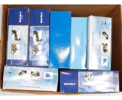 Seven various boxed Corgi Aviation Archive mixed scale boxed aircraft, all in original boxes, all models appear complete, som