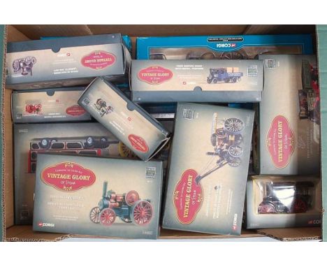 13 various boxed Corgi Vintage Glory of Steam diecasts, all appear as issued, to include La Fayette War Department Fowler B6 