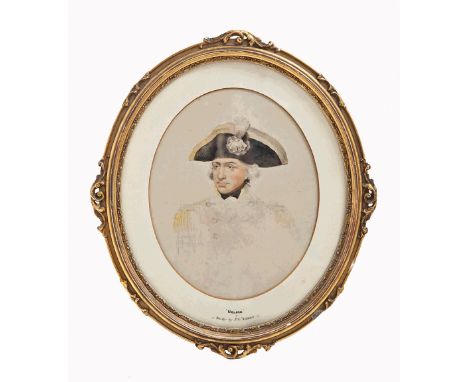 AFTER LEMUEL FRANCIS ABBOTT (BRITISH, 1760-1803)
Nelson - Grid Study to include Chelengk
Watercolour and pencil on card, bear