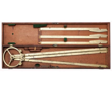 A LARGE MID-19TH-CENTURY STATION POINTER BY TROUGHTON & SIMMS, LONDON
of typical form, constructed in lacquered brass and sig