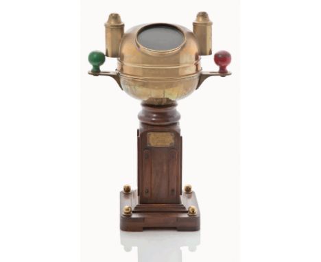 Please note this is probably a shop display prop and was not intended as a working instrument.
A SMALL WOOD AND BRASS 'SESTRE