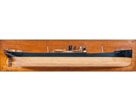 A HALF BLOCK BUILDER'S MODEL FOR S.S. MERANNIO (LATER PARITA) BUILT FOR Gledhill & Dishart BY GRAY OF HARTLEPOOL, 1881
the la
