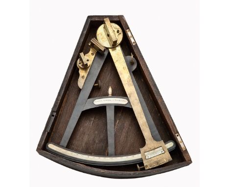 Ø A 11¾IN. RADIUS VERNIER OCTANT BY SPENCER, BROWNING & RUST, LONDON, CIRCA 1788
signed in the crossbar as per title, inset i