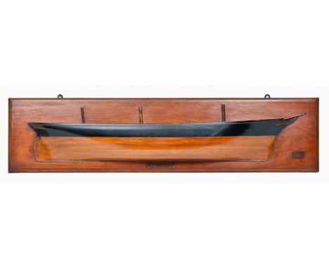 A BUILDER'S HALF BLOCK MODEL FOR THE BARQUE CRAIGWHINNIE, BUILT BY R. & J. EVANS & CO. FOR W. KILLEY & CO., LIVERPOOL, 1878
t