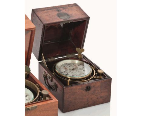 JOSEPH SEWELL, LIVERPOOL, A TWO-DAY MARINE CHRONOMETER, No. 4804, CIRCA 1890
the 4in. silvered dial signed Joseph Sewill, 61 