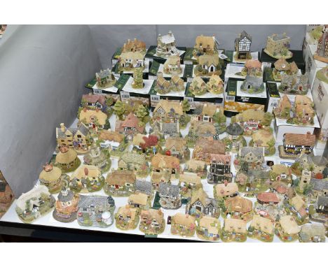 SEVENTY SIX LILLIPUT LANE SCULPTURES FROM BRITISH COLLECTION (with British Made for Quality mark on labels), to include the f