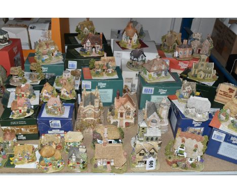 FORTY LILLIPUT LANE SCULPTURES FROM VARIOUS COLLECTIONS, some boxed and with deeds where mentioned, to include Candlelight Co