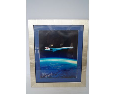 Concord print signed Chief concord pilot