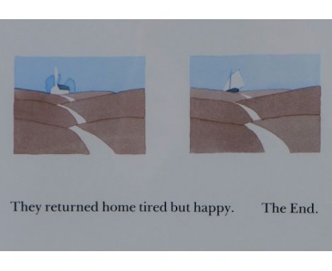 Ian Hamilton Finlay, 'They Returned Home (2nd Edition) framed postcard, 14.5 x 10cm 