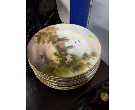 COLLECTION OF ROYAL WORCESTER PLATES - SOME SIGNED