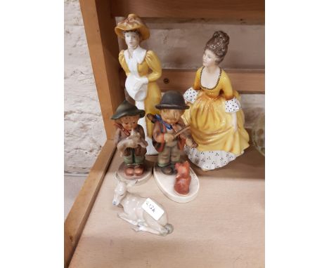 ROYAL DOULTON, COALPORT, GOEBEL &amp; LLADRO FIGURES