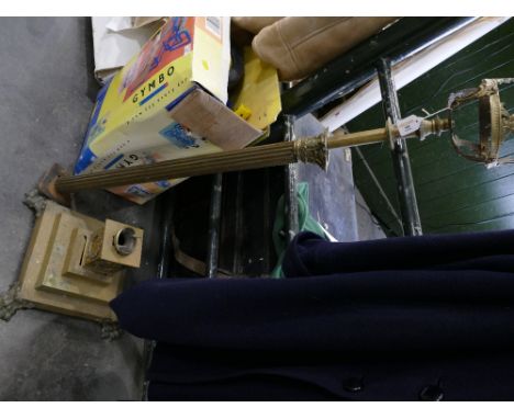 Parts of brass column floor standing lamp base 