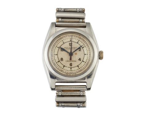 A GENT'S STEEL ROLEX OYSTER PERPETUAL CHRONOMETER, circular silver dial signed Rolex Oyster Perpetual Chronometre with Arabic