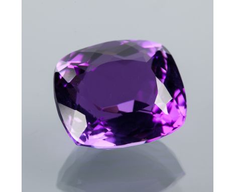 LARGE UNMOUNTED AMETHYST
the cushion shaped amethyst approximately 32 carats