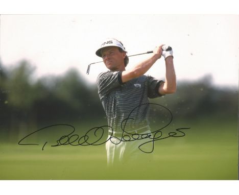 Bernhard Langer signed 12x8 colour photo, Bernhard Langer (born 27 August 1957) is a German professional golfer, He is a two-