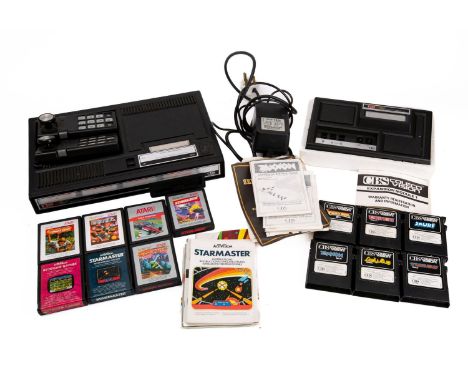 CBS Electronics  ColecoVision Home Video Game Console with an 'Expansion Module No.1' in original polystyrene packing togethe