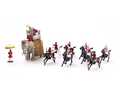 Britains. The British Army in India Range, Set  8848 The 1903 Dehli Durbar, The State Elephant of the Viceroy of India (unbox