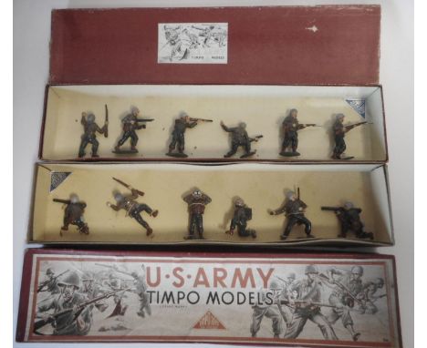 Timpo Models, Set No 914,  U.S. Army,  together with Set No 932 U.S.Army, both contained in their original boxes 